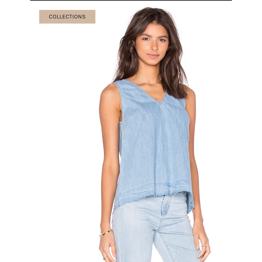 Drape V Neck Tank.
